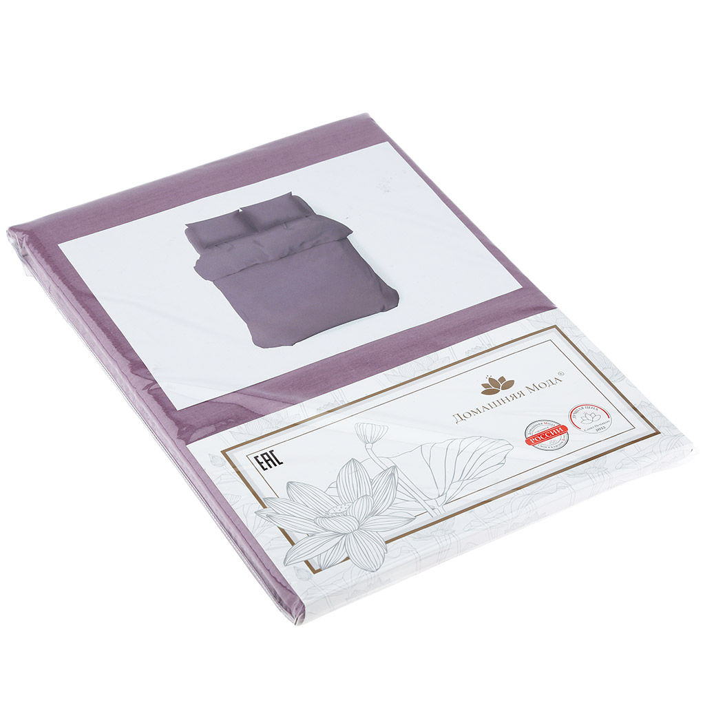 Пододеяльник Евростандарт Кашемировая роза 220х215см, сатин 108г/м2, хлопок 100%, упаковка классическая ПВХ 28х41, Домашняя мода (Россия)  фото 2