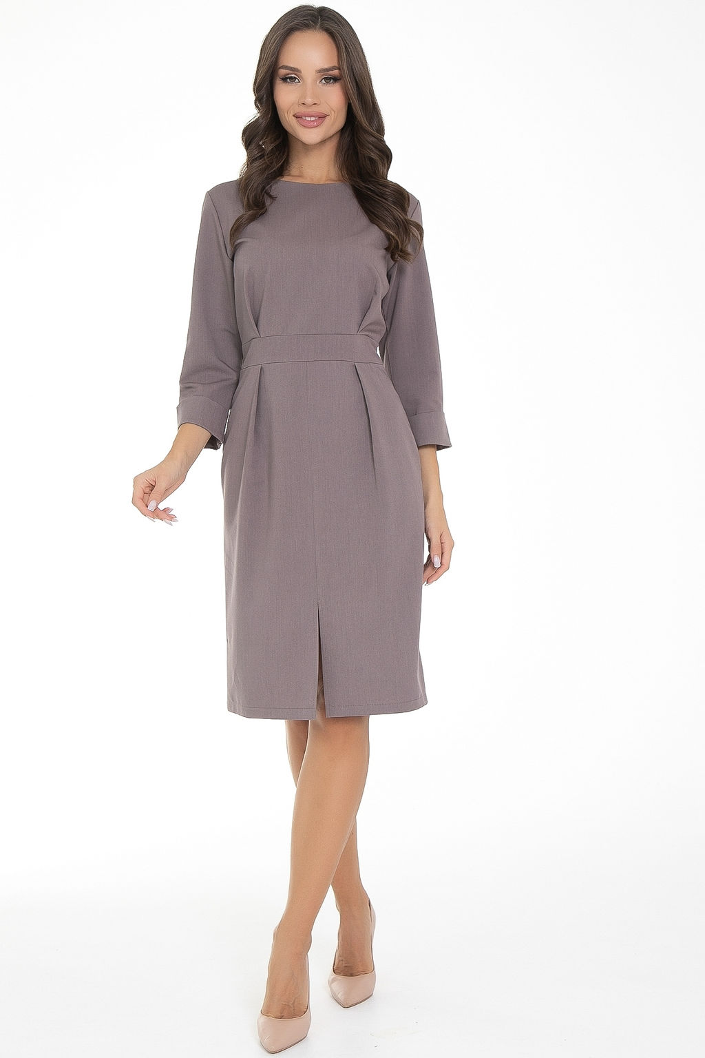 Платье Виктория Стильная (латте)