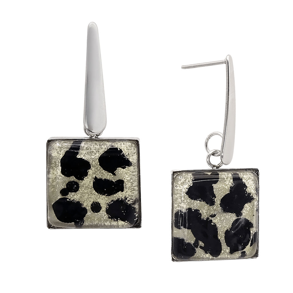 Серьги из муранского стекла