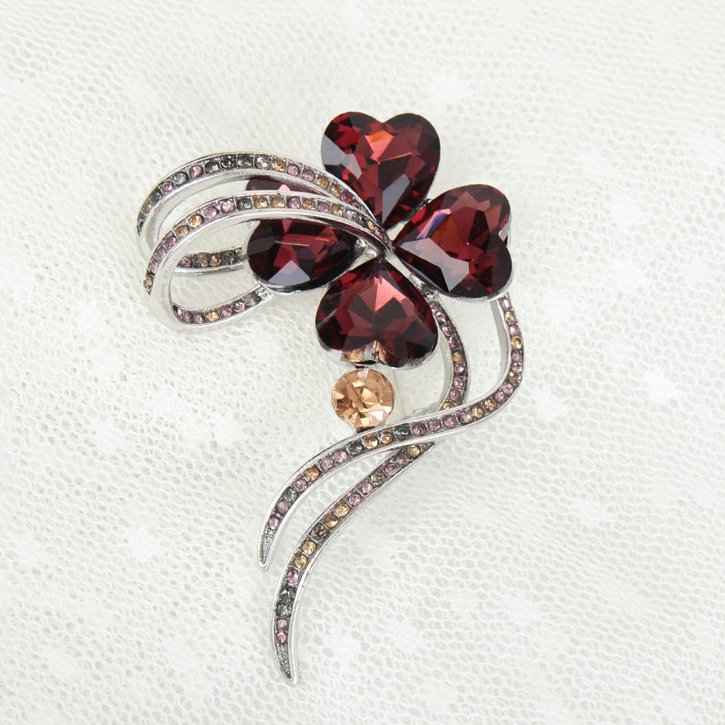 Брошь Цветок / 4285-1 /уп 12/