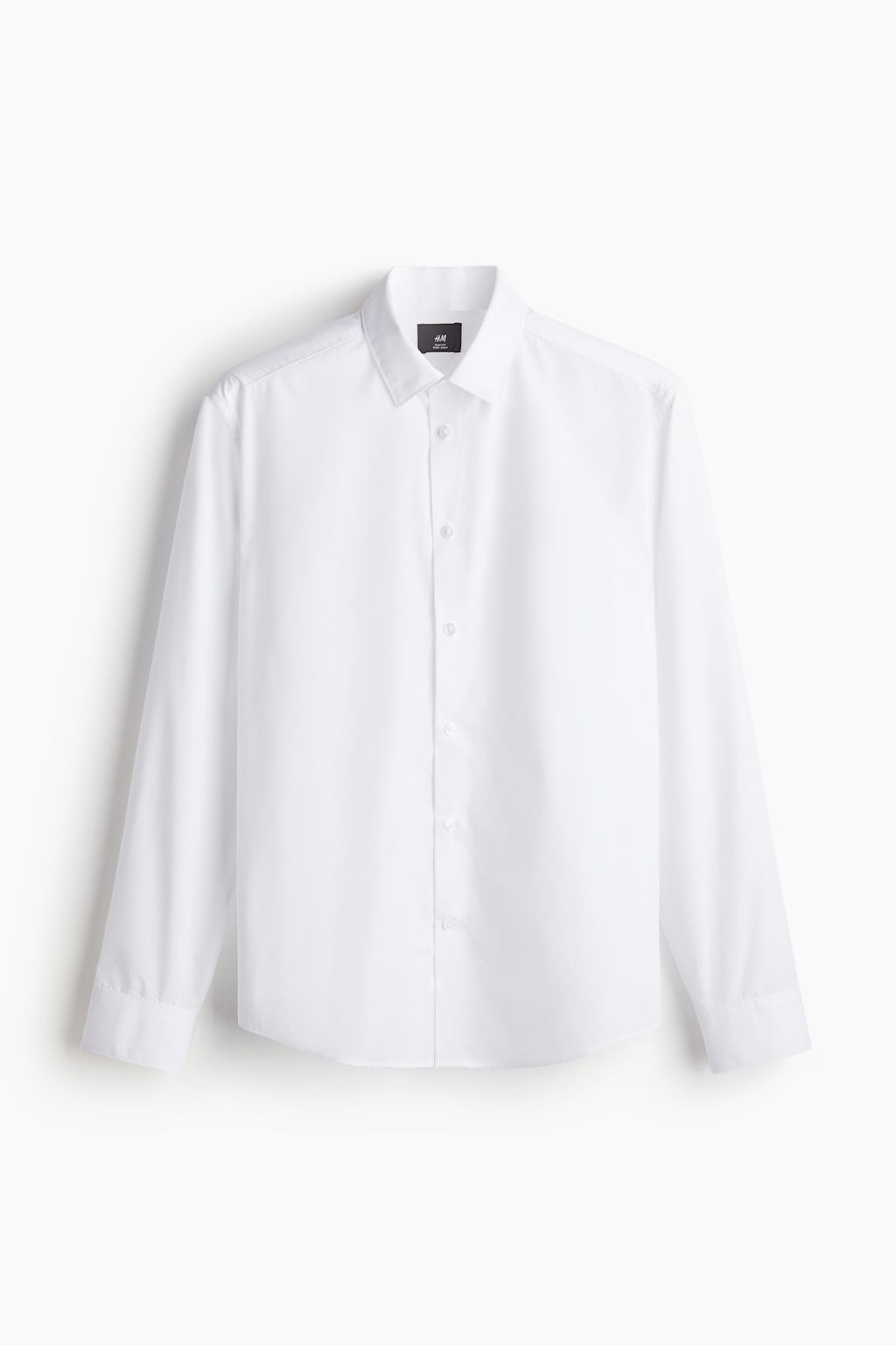 Camisa de facil planchado Slim Fit - H&m фото 7