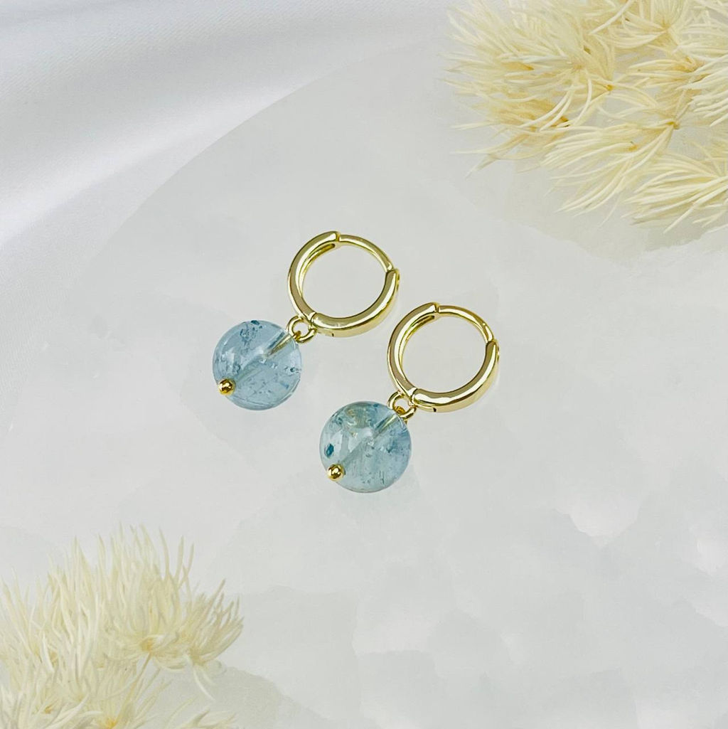 Серьги из Топаза