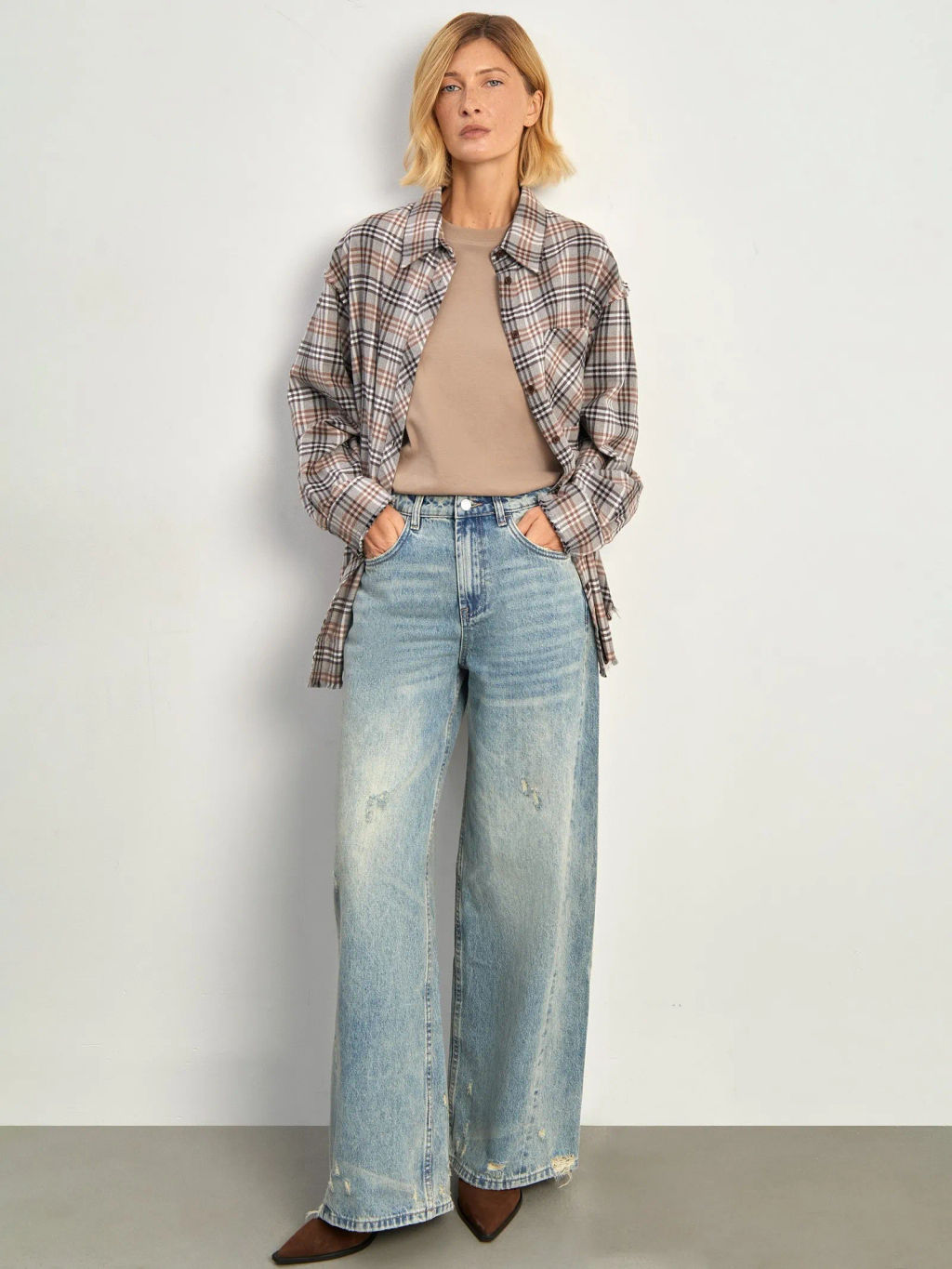 EMKA / Джинсы Loose Fit 378  фото 6