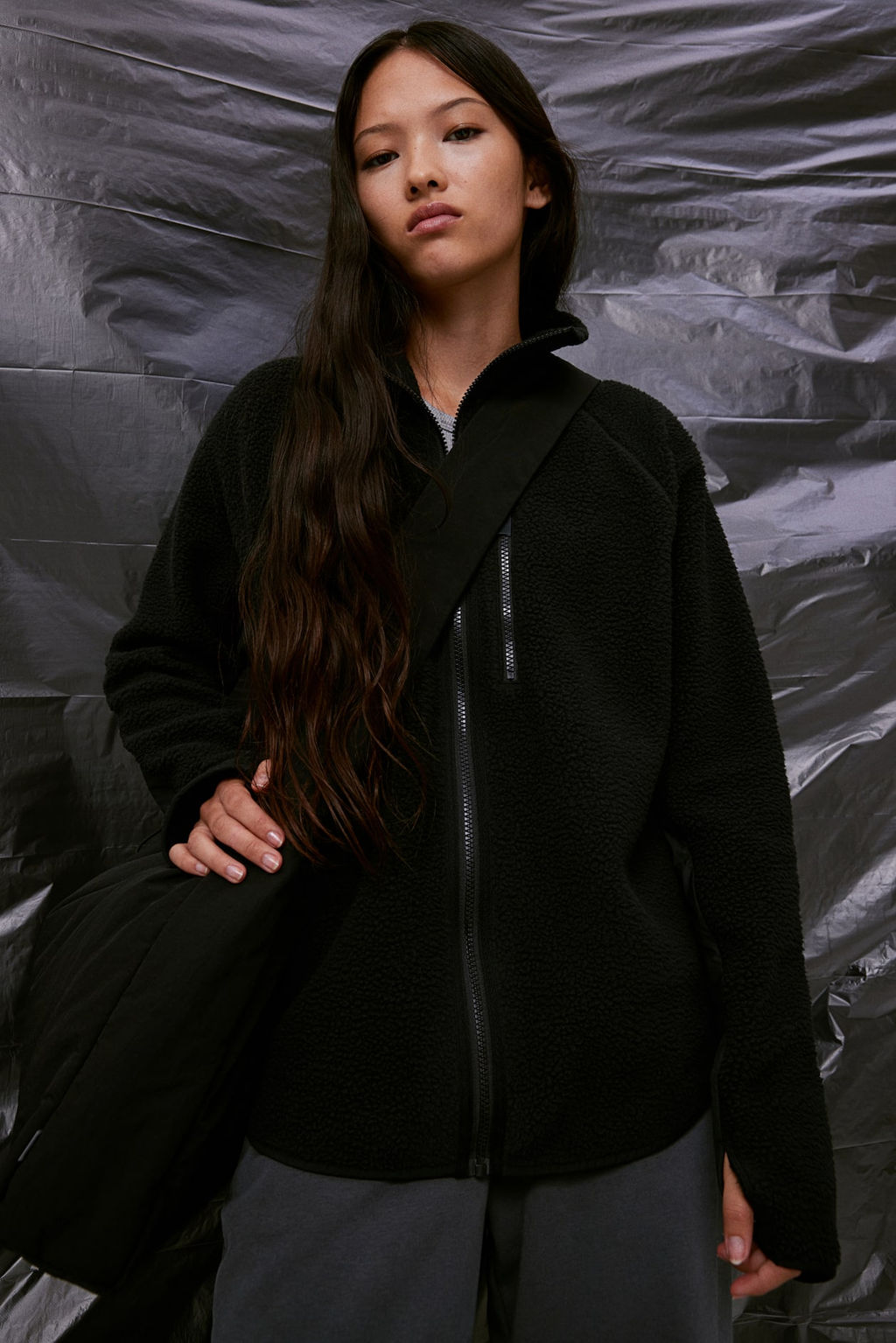 Chaqueta de deporte en borreguito - H&m фото 3