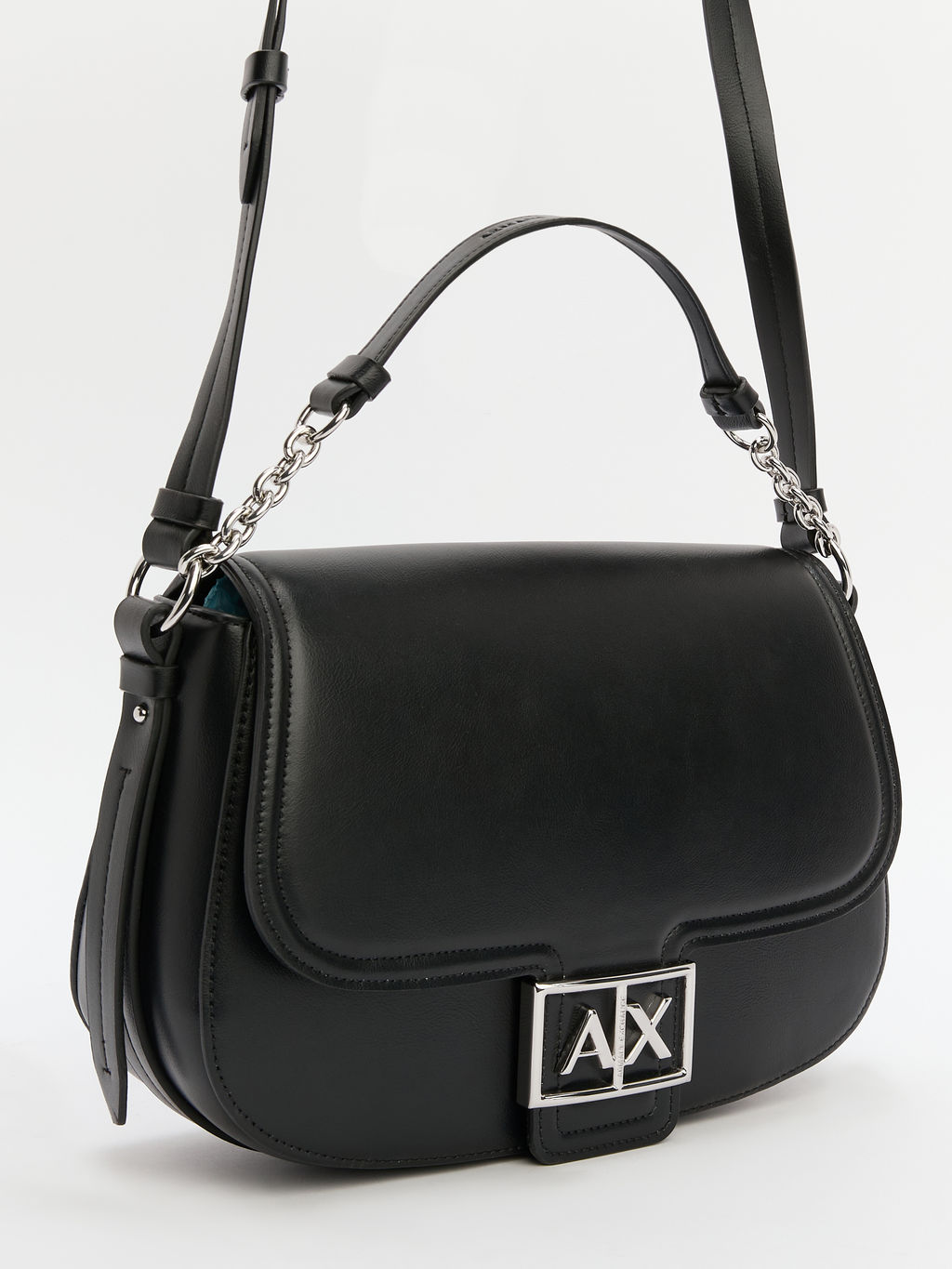 Женский сэдл ARMANI EXCHANGE Артикул 4081541, черный  фото 3