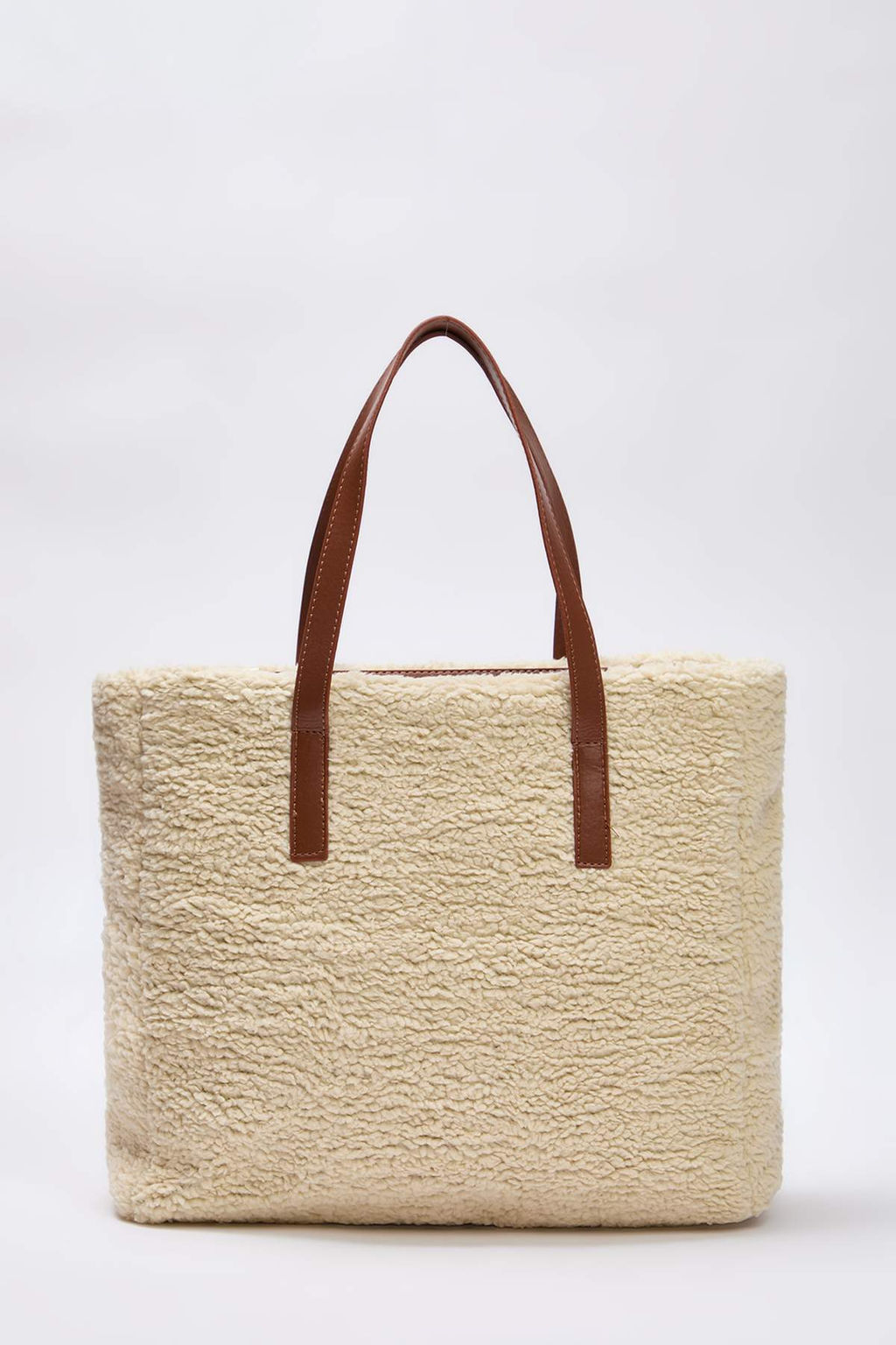 Krem Pelus Maksi Buyuk Tote Kad?n Omuz Cantas? TAKAW26OC00058 - Trendyolmilla фото 5