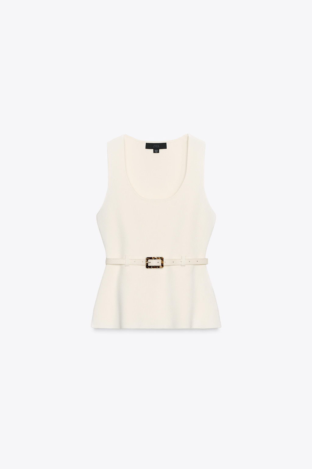 KNITTED TOP WITH BELT - Zara фото 16