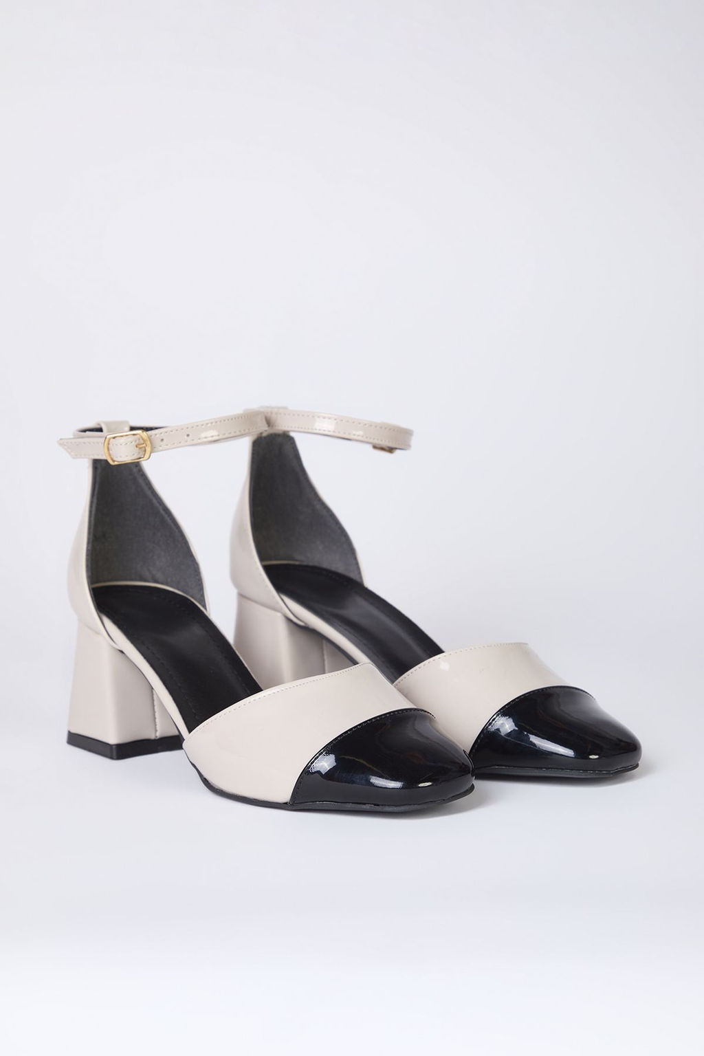 Trendyol Shoes Renk Bloklu Yuvarlak Burun Kad?n Mary Jane Blok Topuklu Ayakkab? TAKSS25TO00024 - Trendyolmilla фото 4