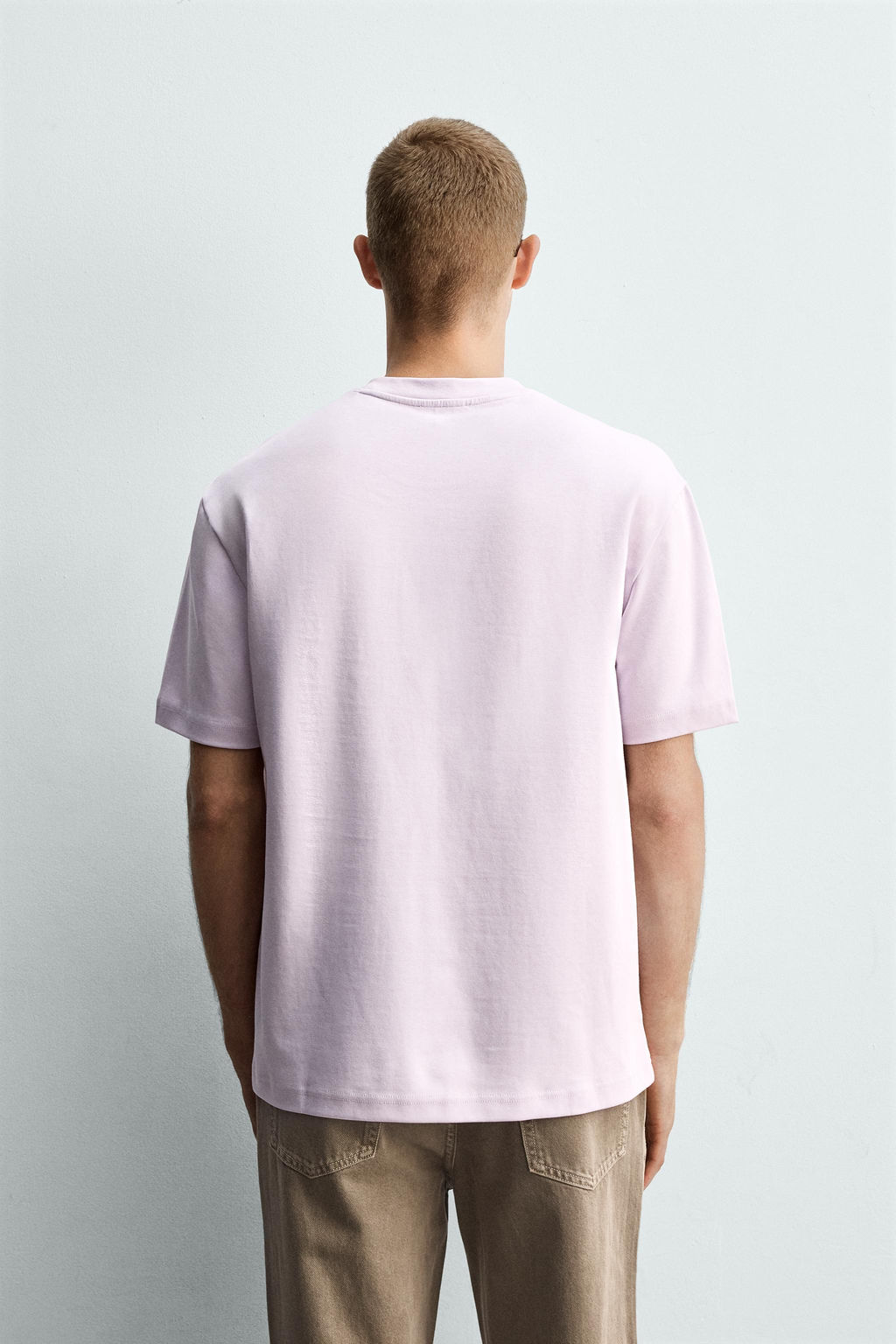 CAMISETA RELAXED FIT INTERLOCK /04 / Rosa / Lila