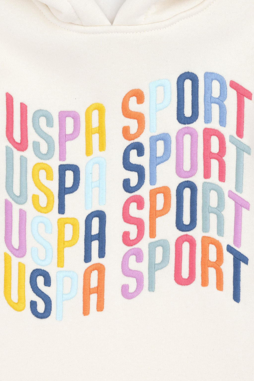 Кремовый свитшот для девочки Неожиданная скидка в корзине - U.s. polo assn фото 4