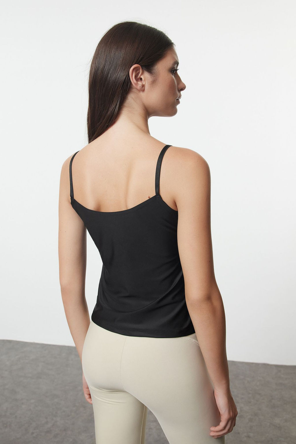 Siyah Micro Ip Ask?l? Orme Ic Giyim Atlet THMAW25AL00001 - Trendyolmilla фото 5