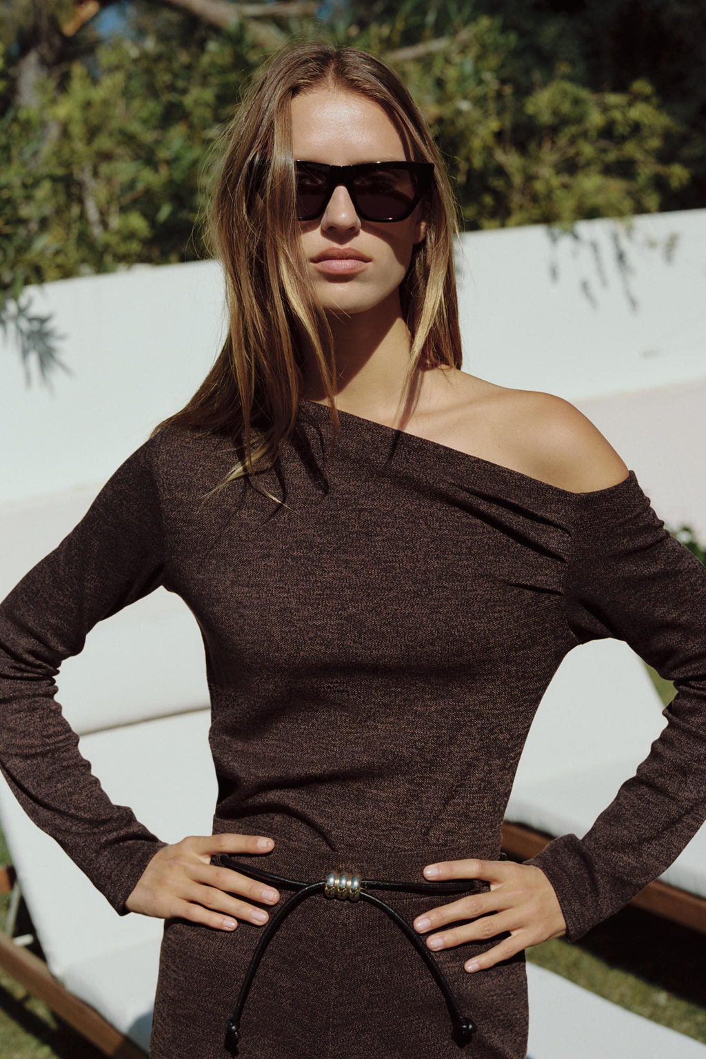 ASYMMETRIC PIQU_ TOP - Zara фото 21