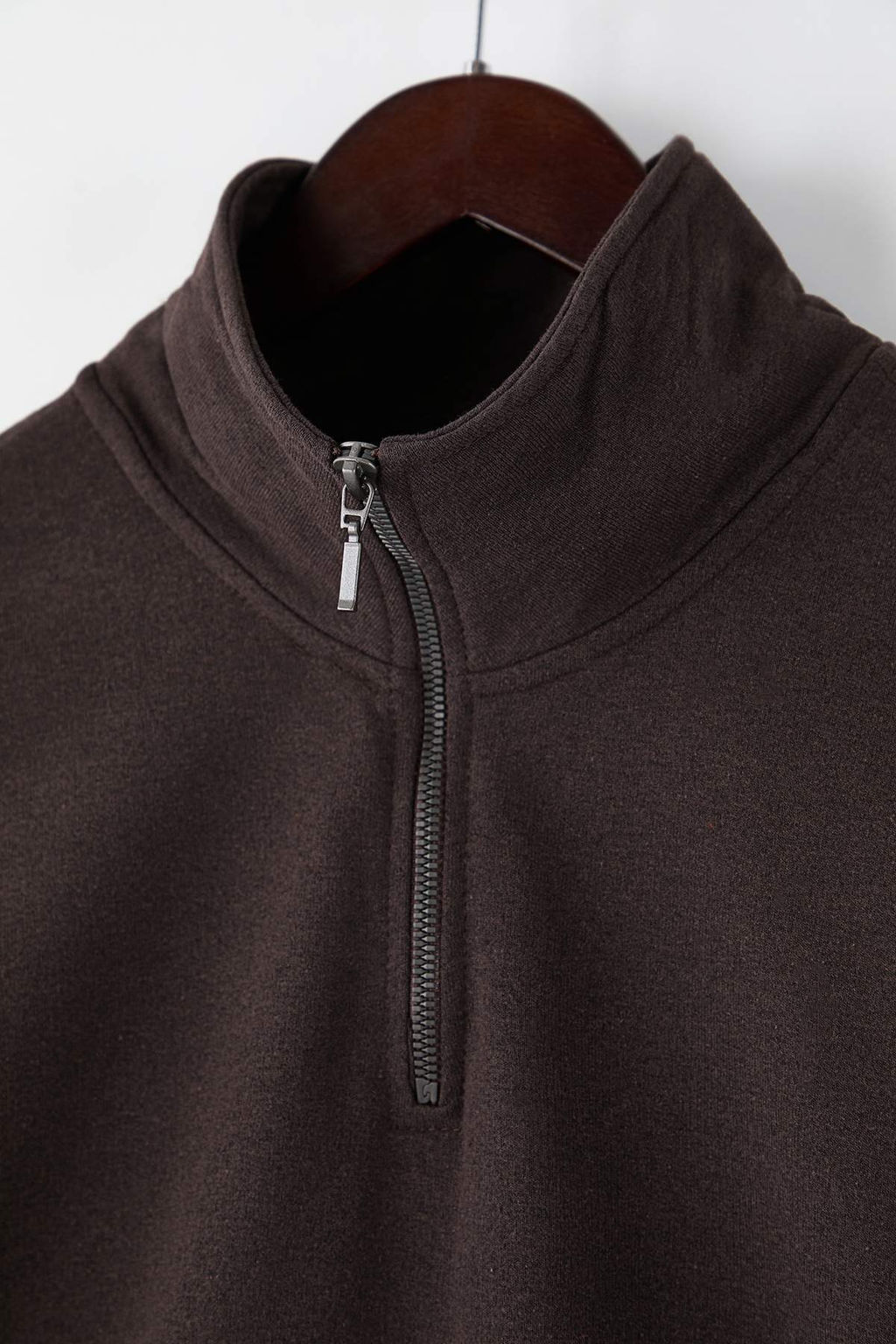 TRENDYOL MAN Lacivert Oversize/Genis Kesim Dik Yaka Fermuarl? Etiketli Ici Polarl? Sweatshirt TMNAW25SW00168 - Trendyolmilla фото 29