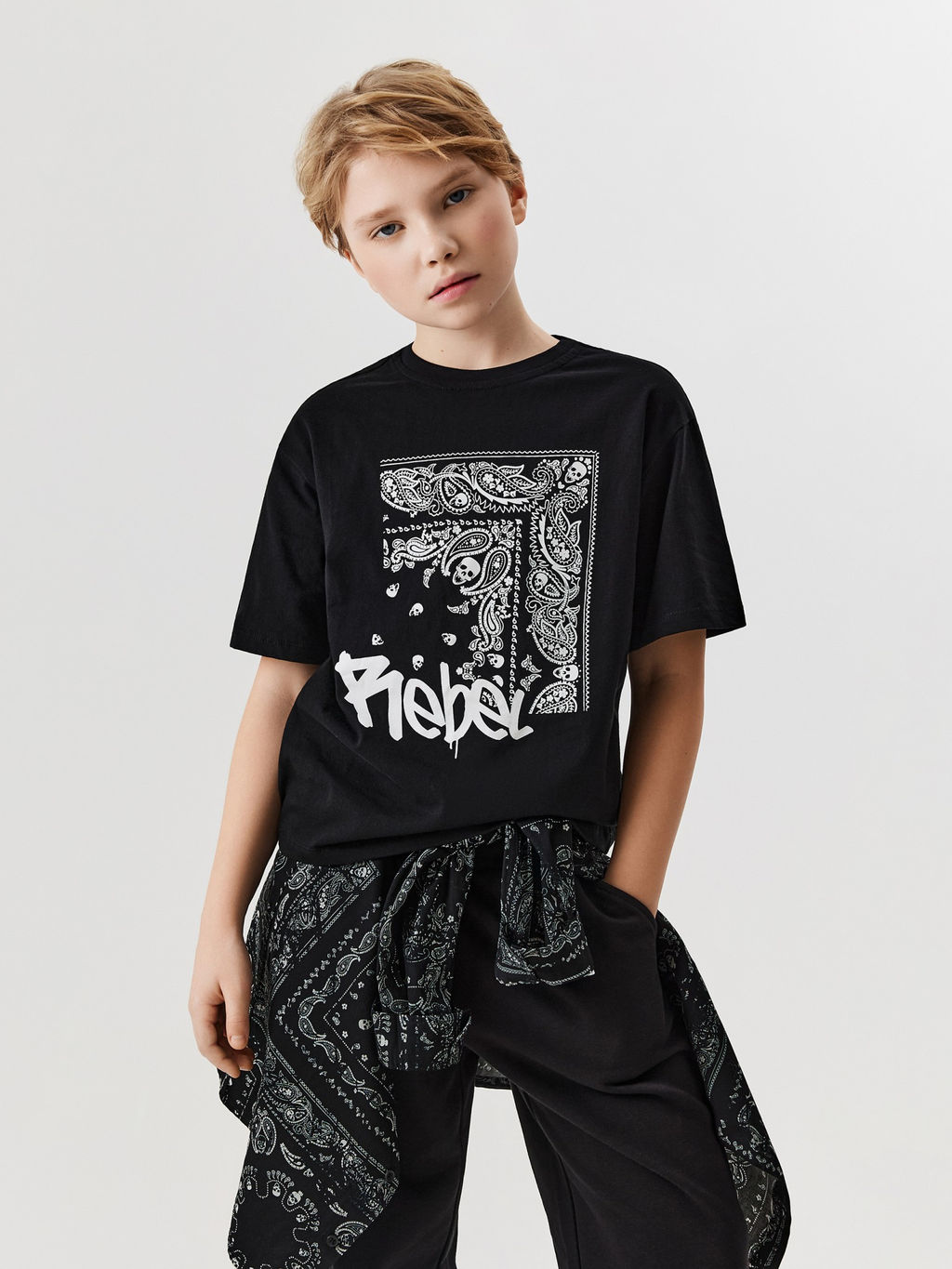 ACOOLA / Футболка детская для мальчиков Stawell черный