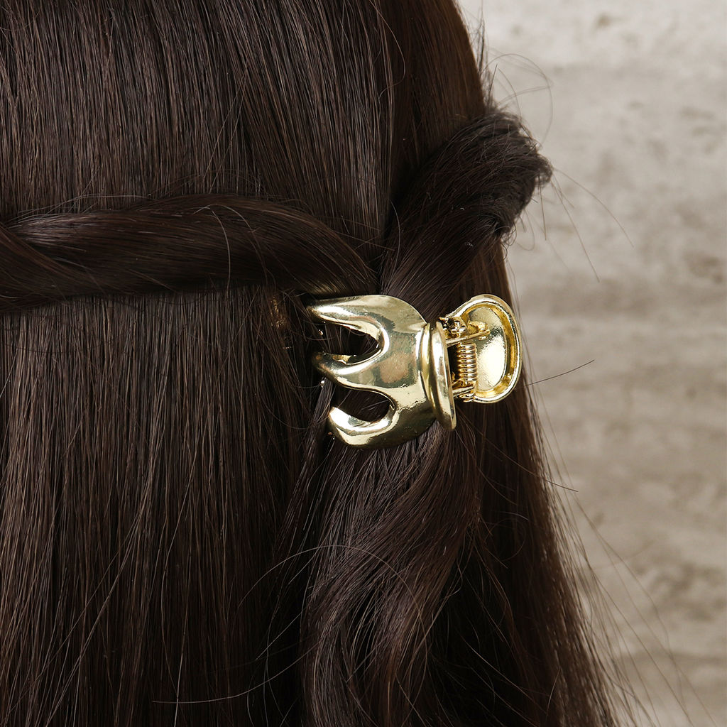 Заколка-краб для волос / XY2415-7 /уп 50/металл/золото - ГалеонТрейд фото 4