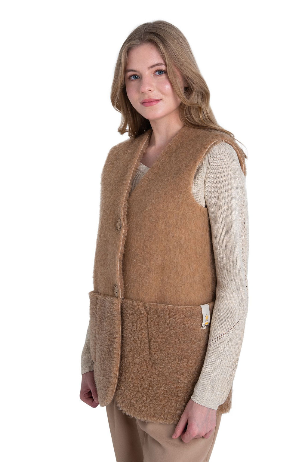 Жилет женский Комфорт - Woollamb фото 17