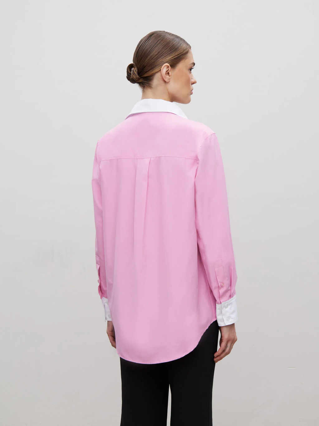 Рубашка прямого кроя B2941/petal - Emka фото 4