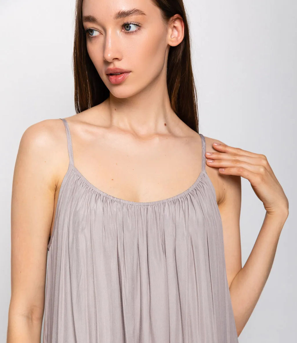 Сарафан #КТ1223 (2), светло-серый