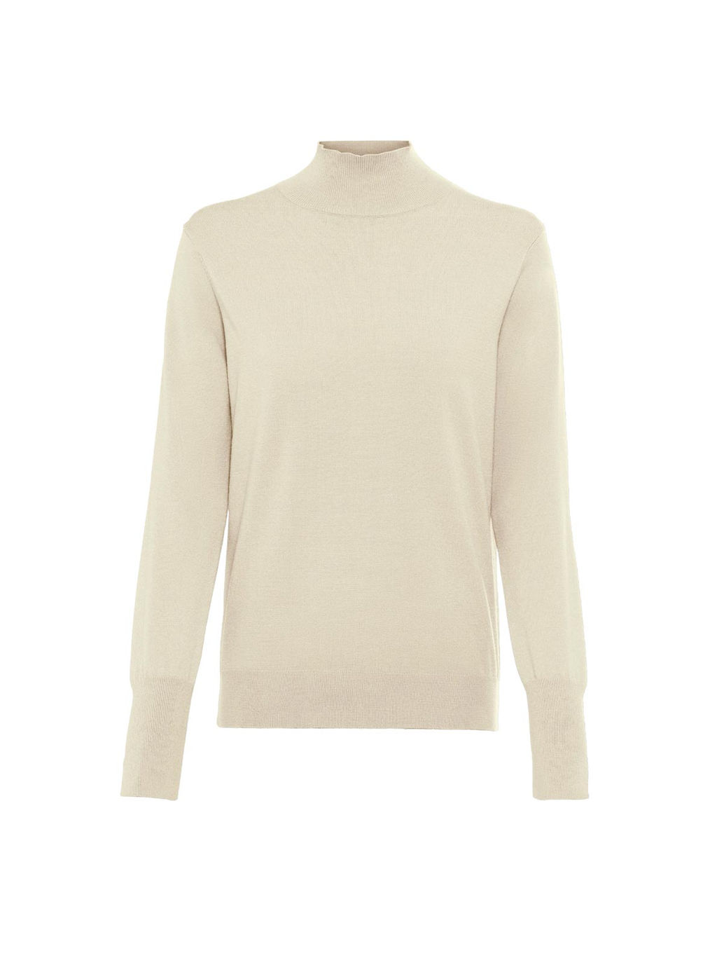 Свитер с воротником-стойкой, шампань - Heine фото 2