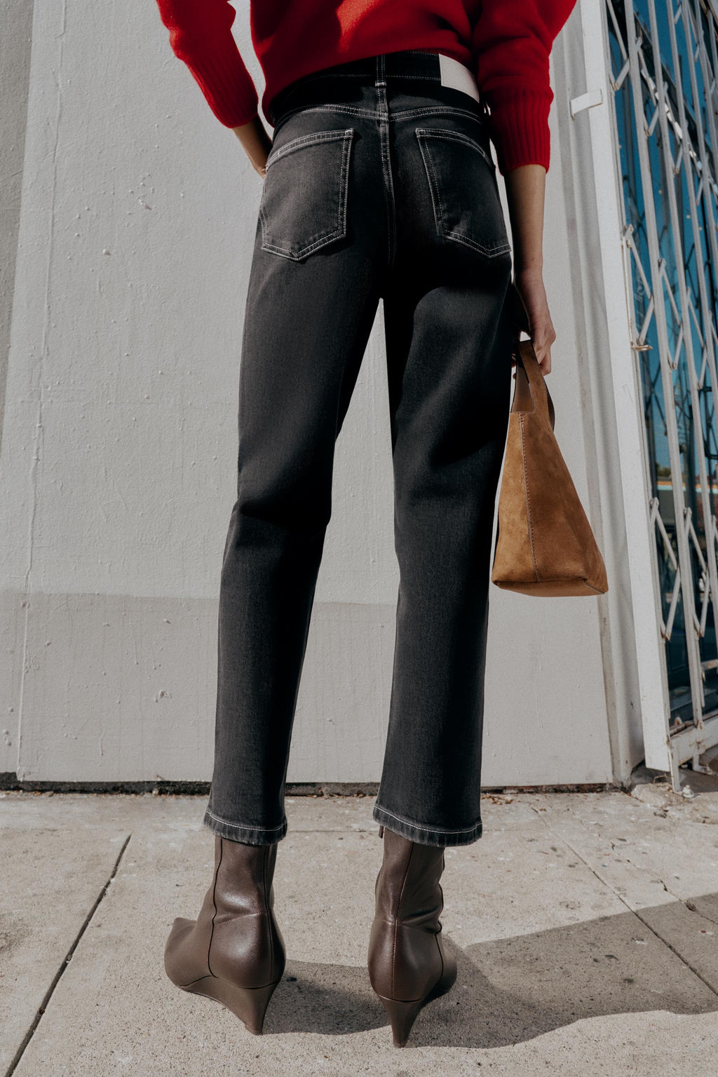 Z.01 HIGH-WAIST MOM FIT JEANS - Zara фото 6