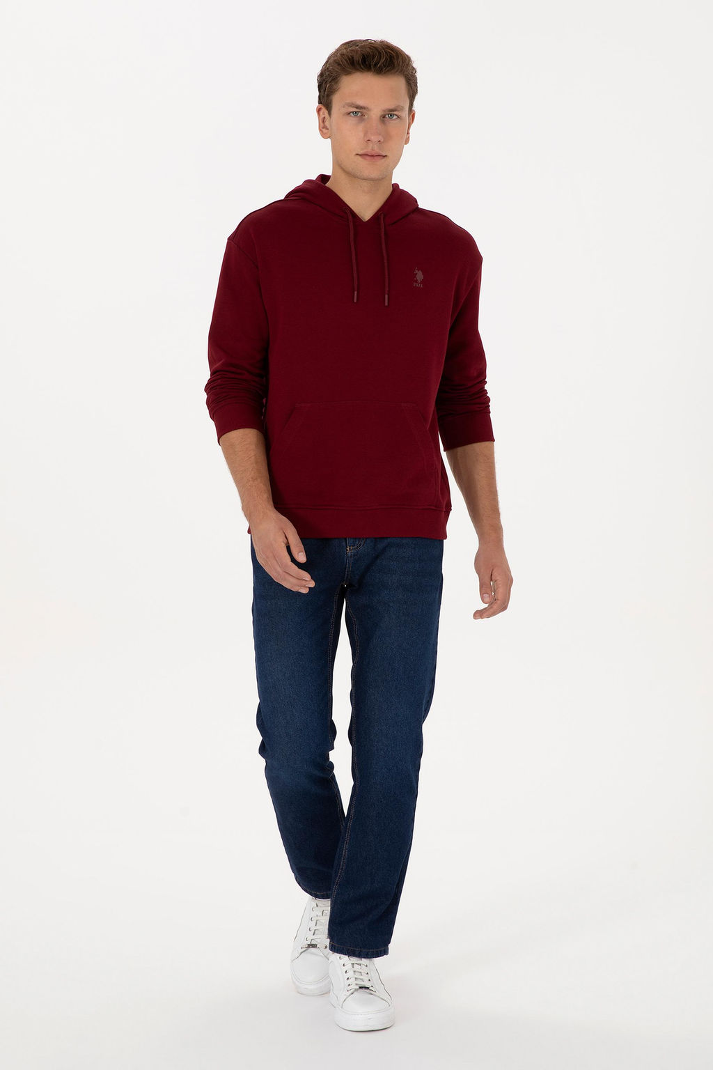 Erkek Koyu Mavi Straight Fit Jean Pantolon