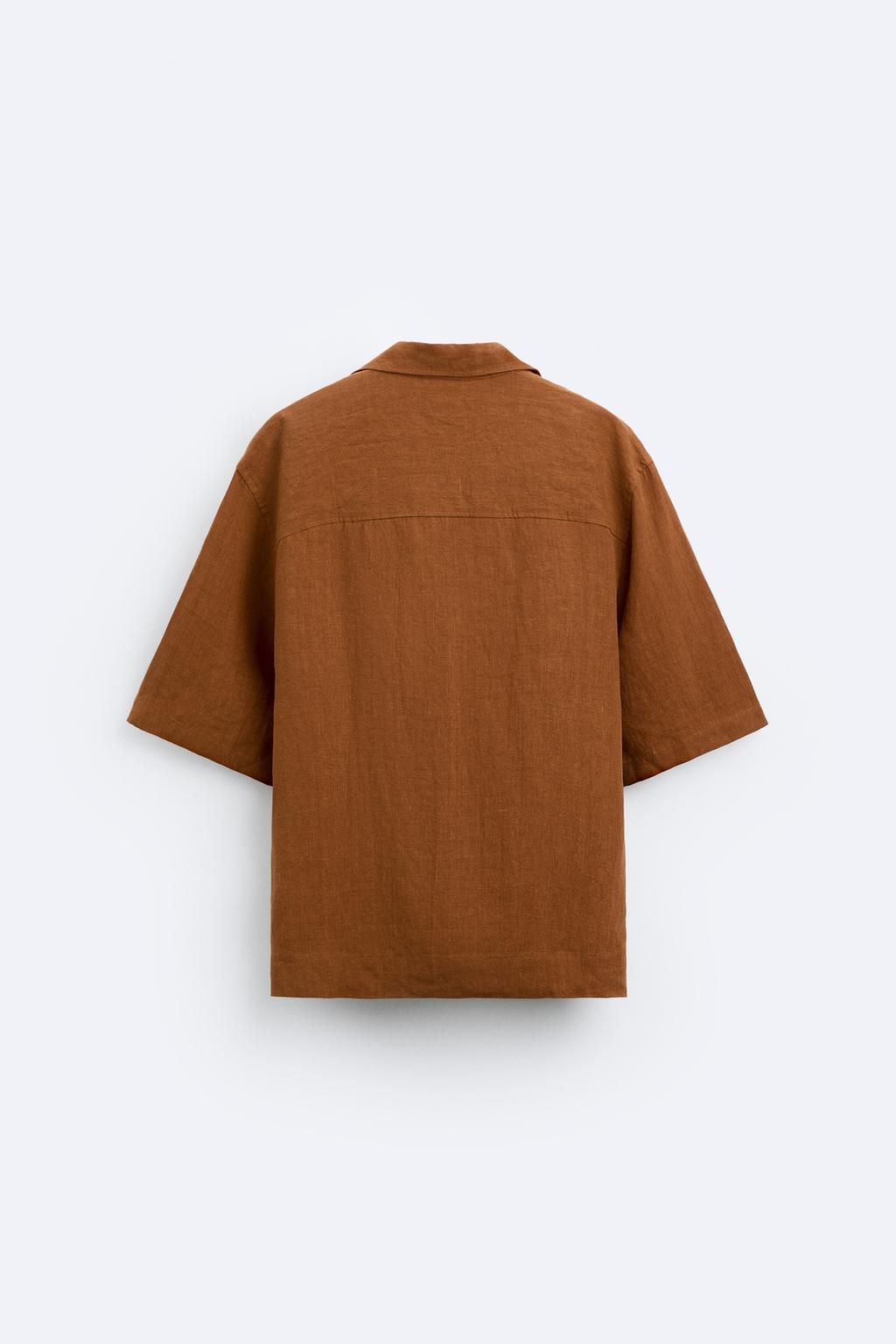 %100 KETEN GOMLEK - Zara фото 7