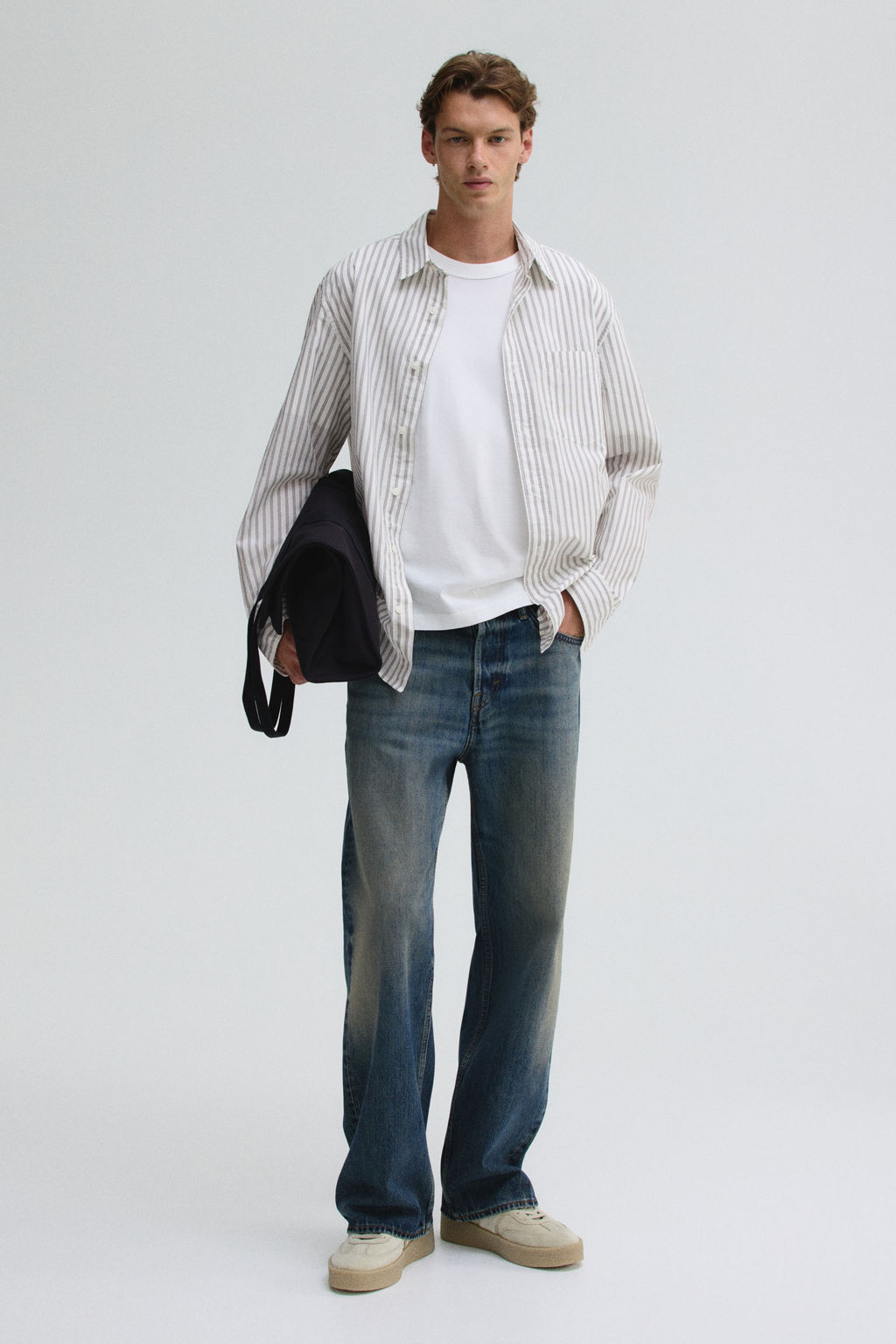 Camisa de popelina Loose Fit - H&m фото 3