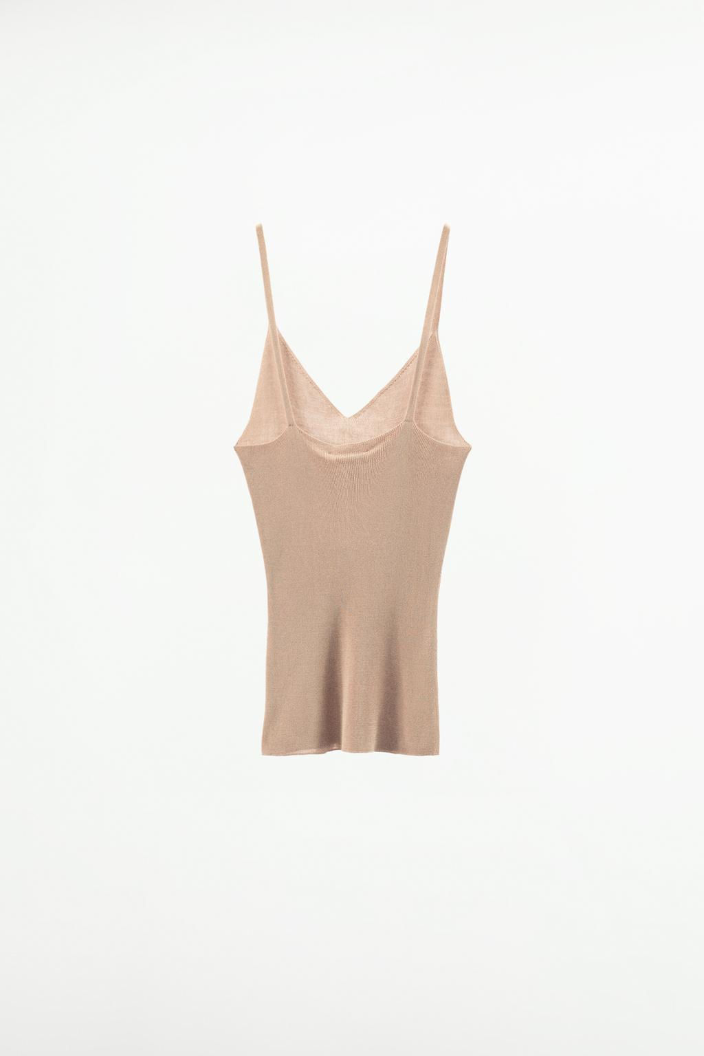 SEAMLESS 100% SILK TOP - Zara фото 4
