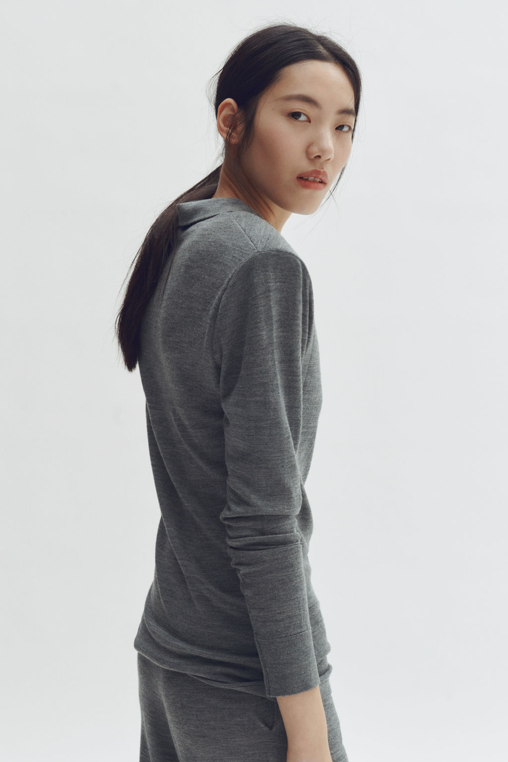 Polo en lana merino - H&m фото 3