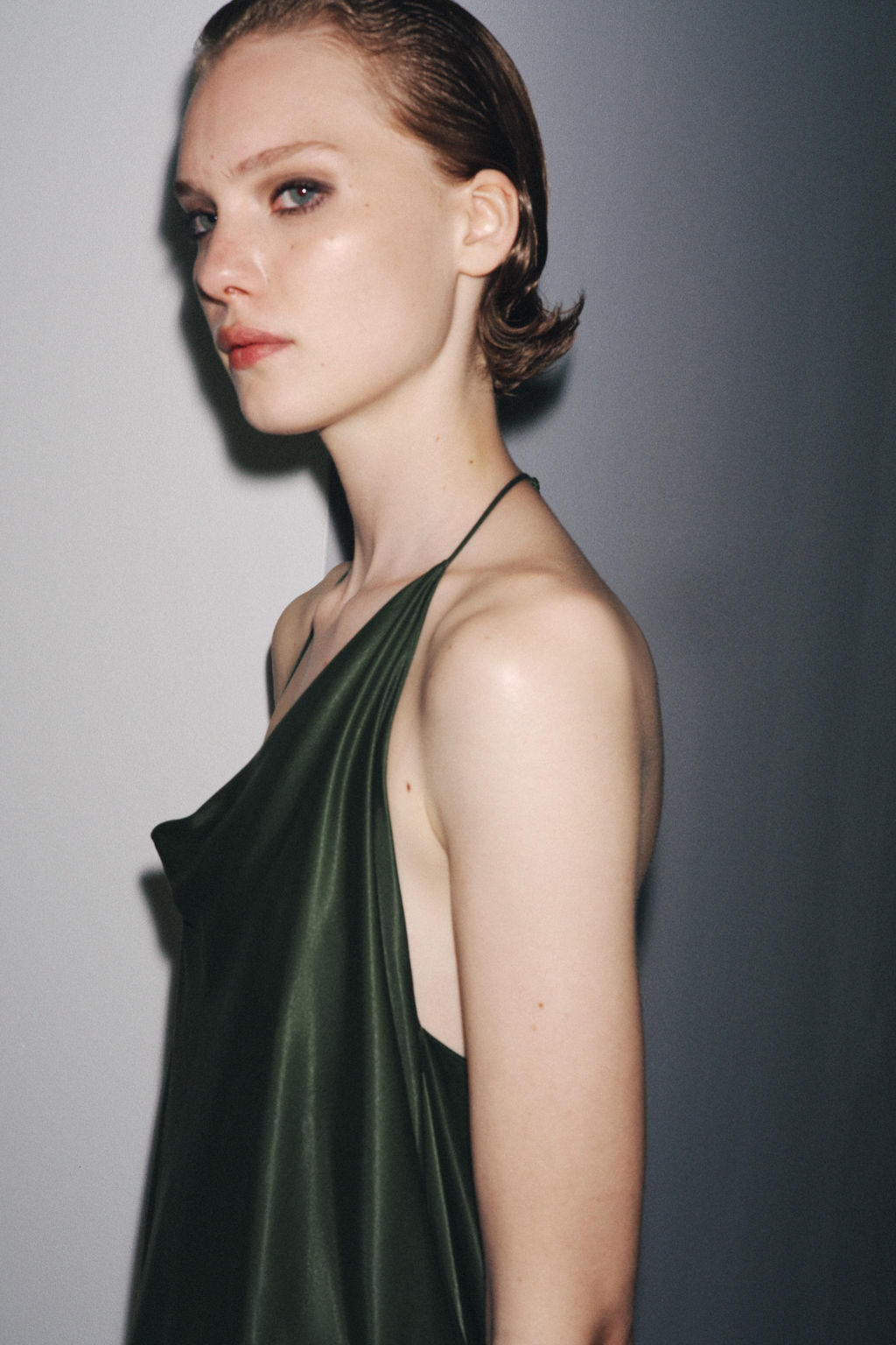 ZW COLLECTION ASYMMETRIC SATIN DRESS - Zara фото 16