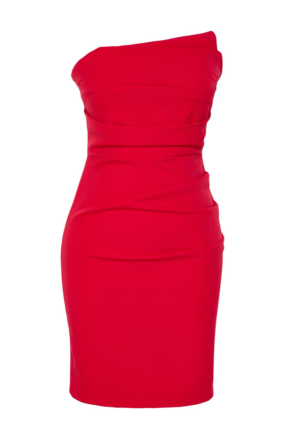 TRENDYOLMILLA Lacivert Vucuda Oturan Straplez Buzgulu Dokuma K?sa S?k Elbise TPRSS25EL00080  фото 6