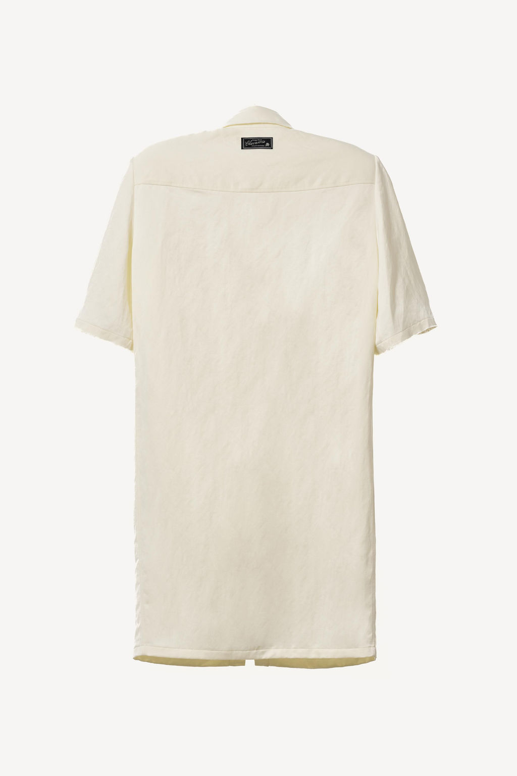 VESTIDO CAMISERO HOMBRERAS CON LINO WILLY CHAVARRIA X ZARA / Crudo фото 2
