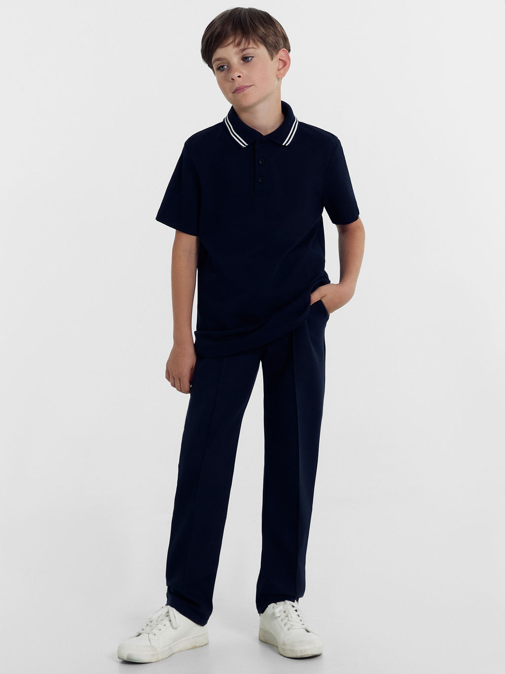 Брюки для мальчиков в синем цвете