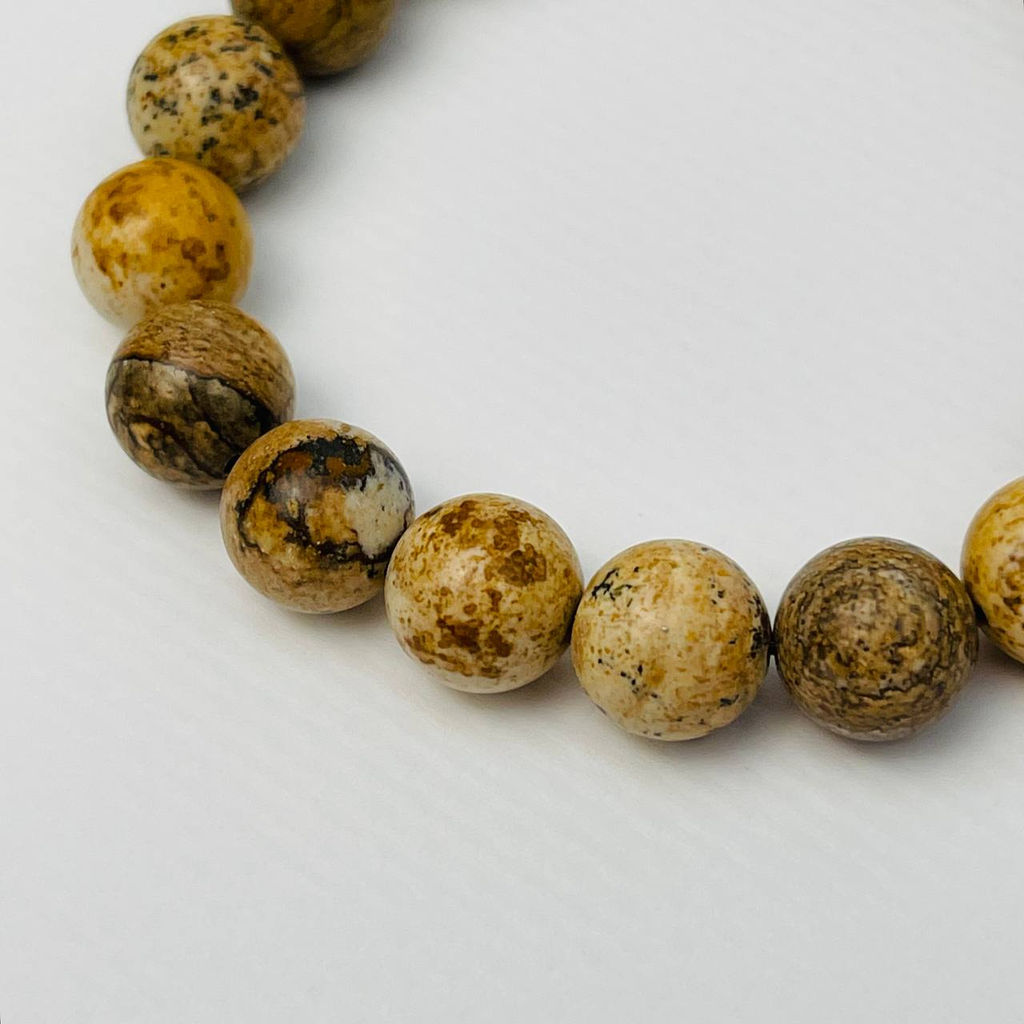 Браслет из песочной Яшмы 21,5 см