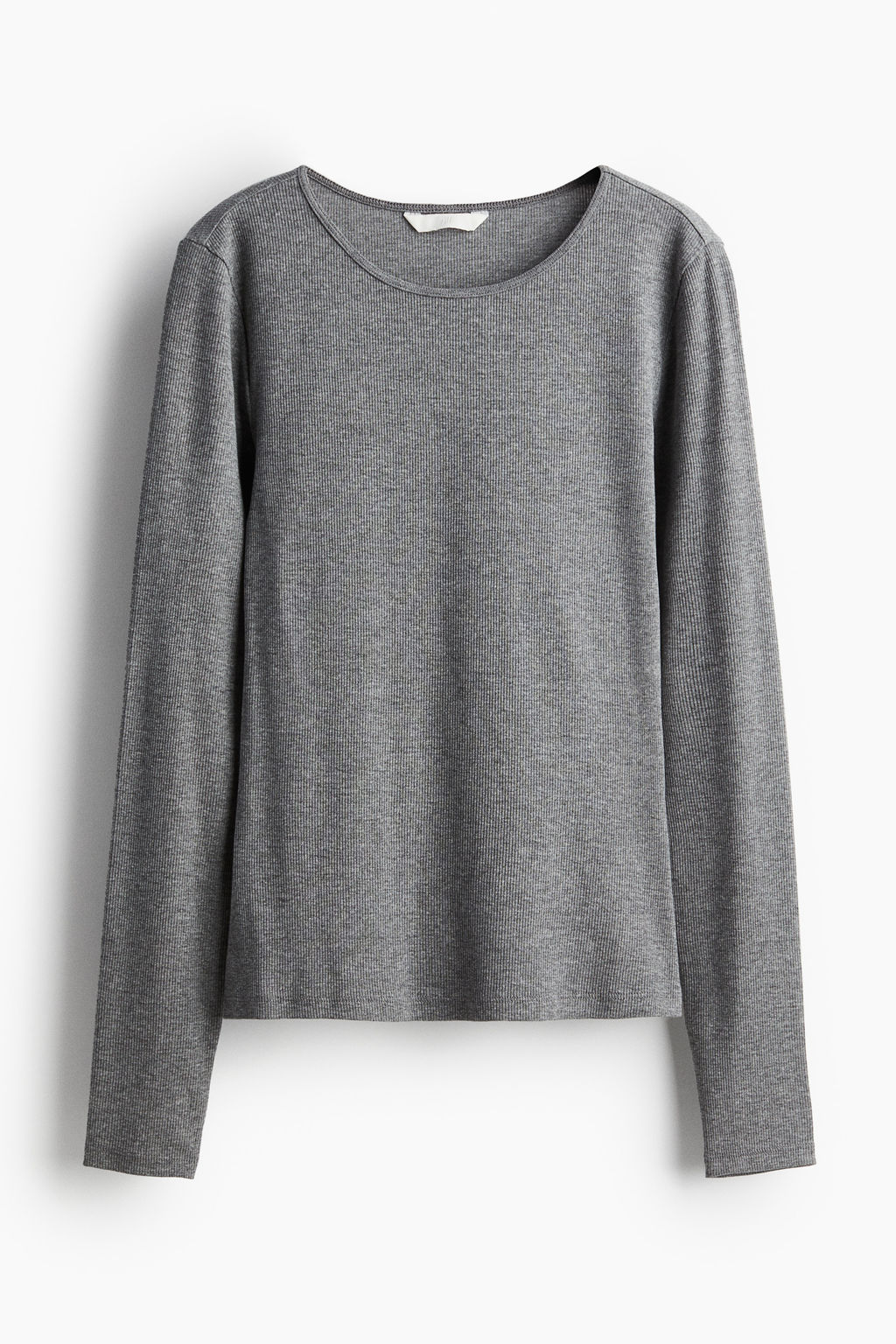 Camiseta en punto de canale - H&m фото 7