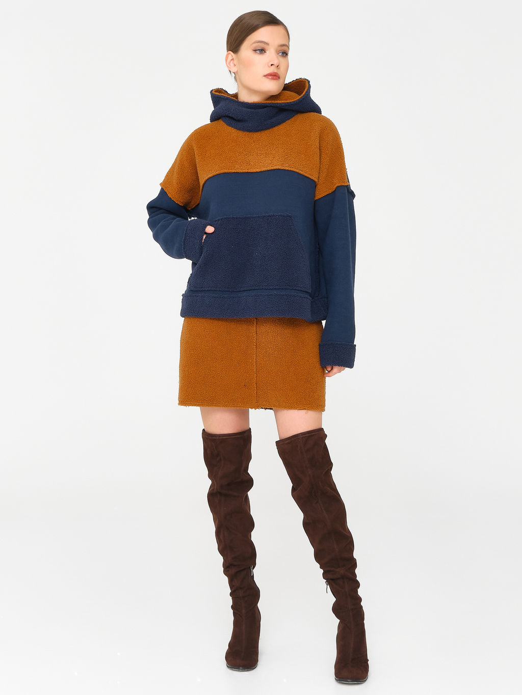 Джемпер двусторонний с капюшоном - Stilla фото 2