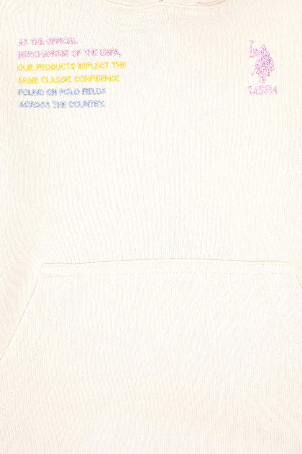 Кремовый свитшот для девочки Неожиданная скидка в корзине - U.s. polo assn фото 4