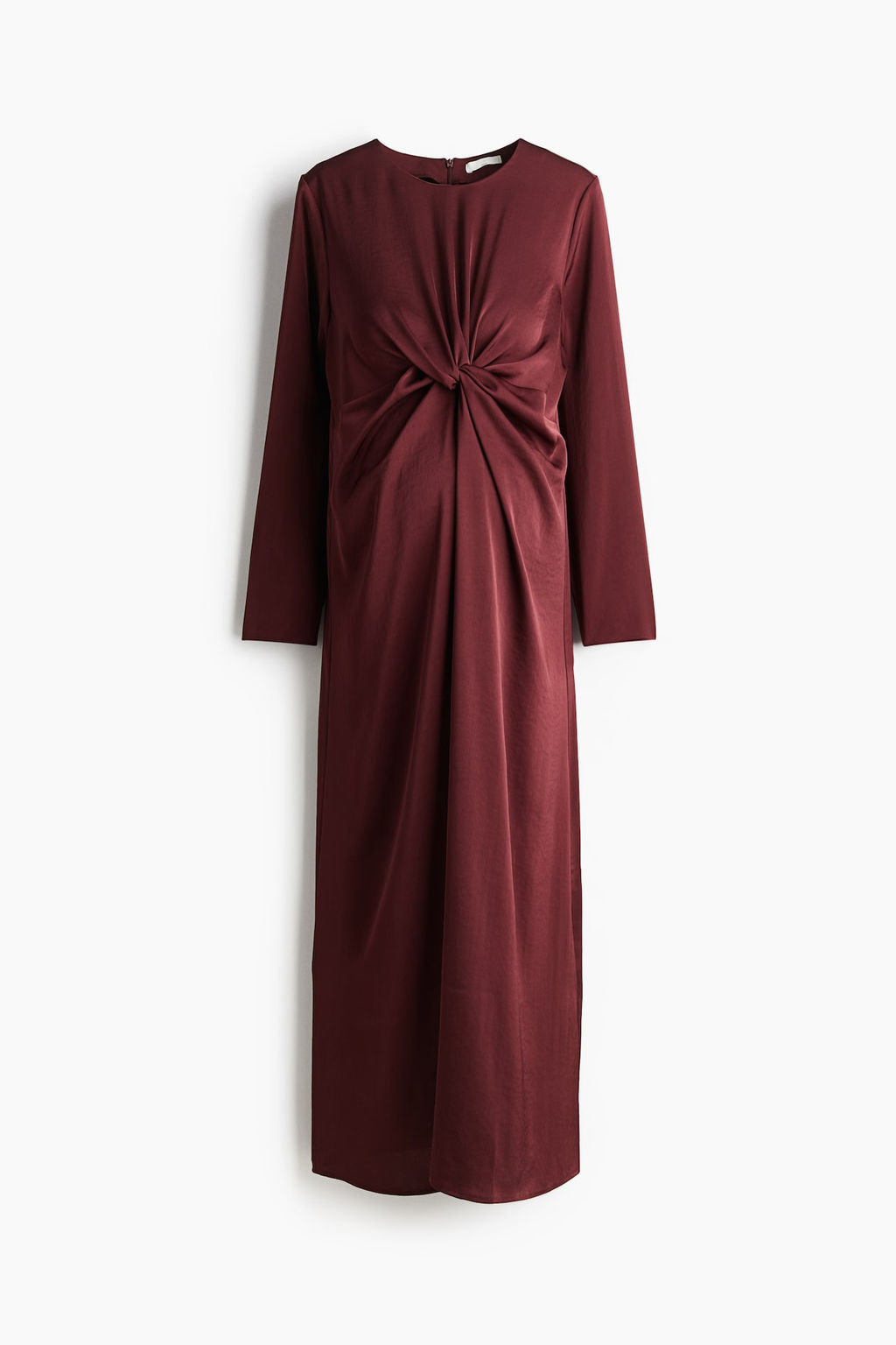 MAMA Vestido de saten drapeado con detalle de nudo - H&m фото 6