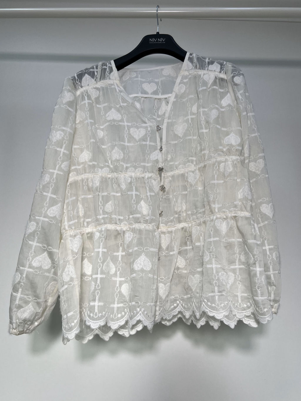 Блуза 9077 - Niv niv фото 8