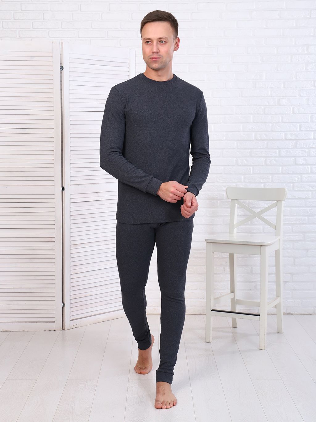Термо-кальсоны (графит) мужск
