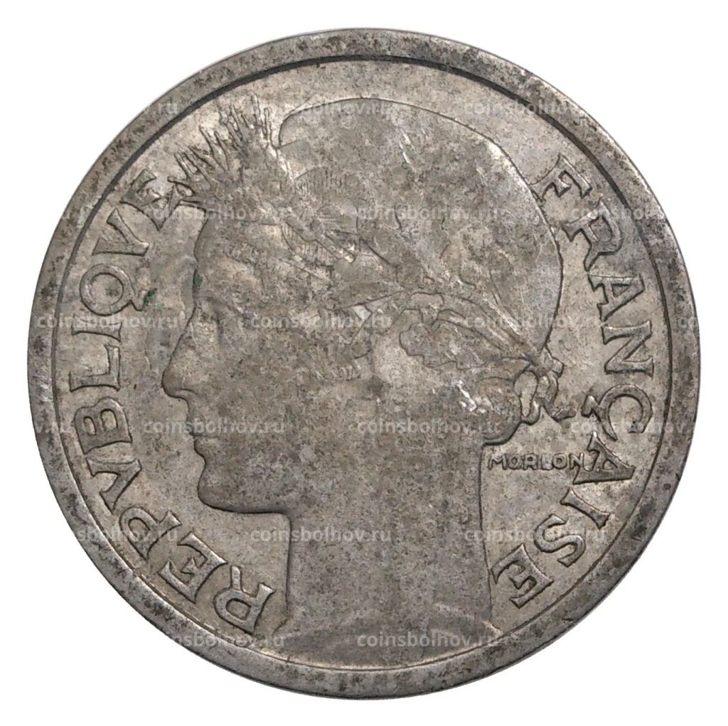 1 франк 1958 года Франция