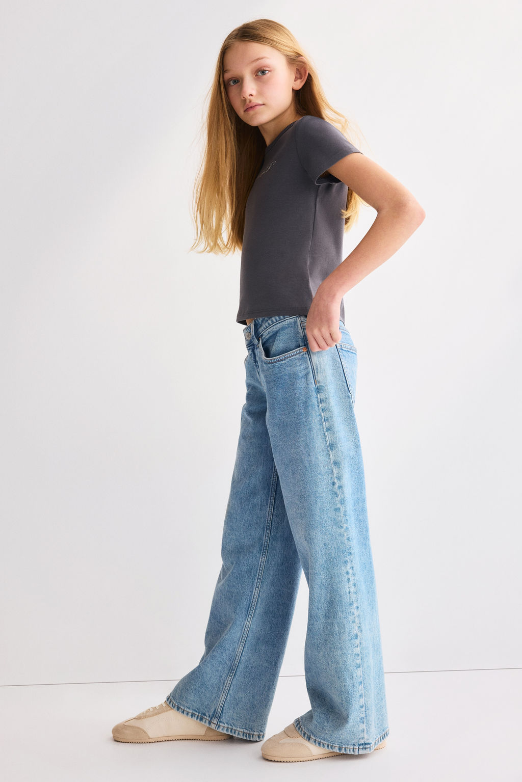 Wide Leg Low Jeans - H&m фото 4