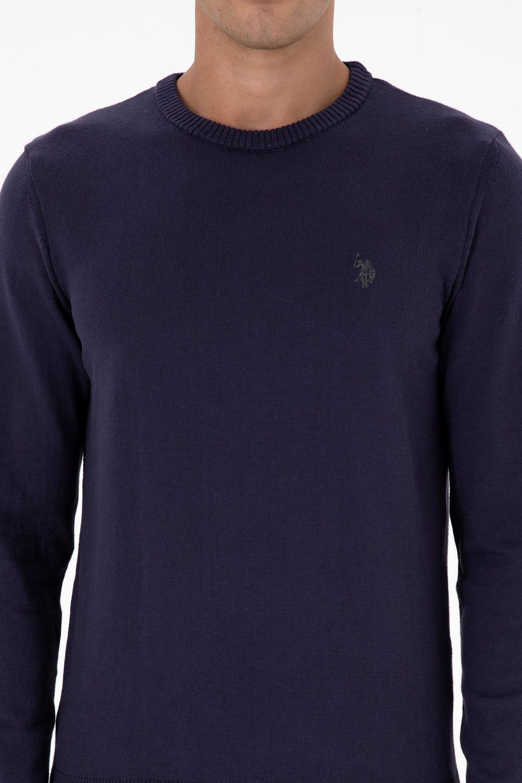 Erkek Slim Fit Bisiklet Yaka M_rd_m Basic Kazak - U.s. polo assn фото 6