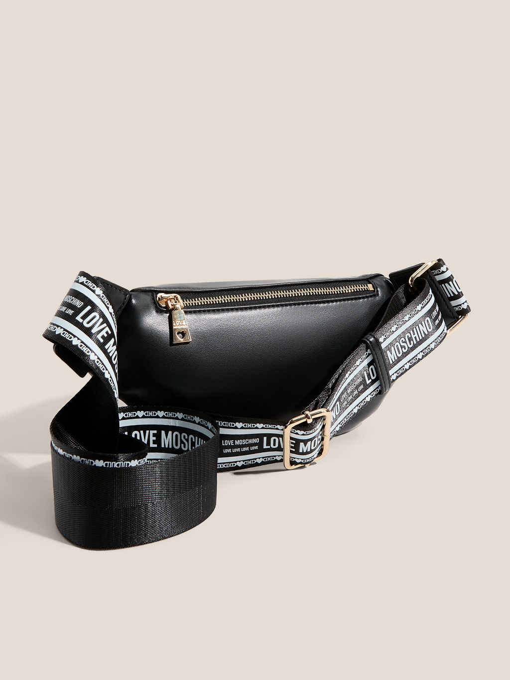 Женская поясная сумка LOVE MOSCHINO EMBER Артикул 4462113, черный  фото 3