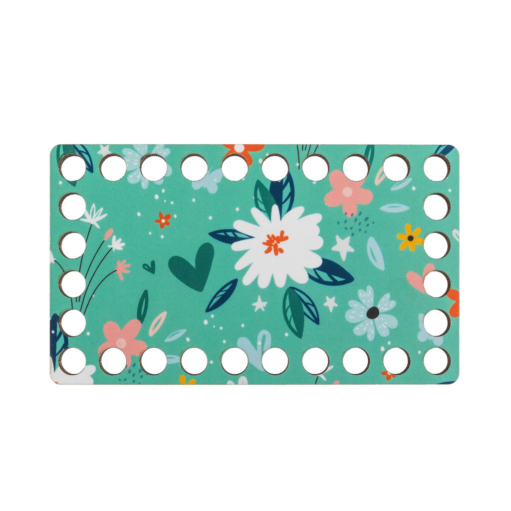 Заготовка для декорирования Love2art ДВ-04 Набор донышек для вязания Матовый фанера 12 х 7 х 0.4 см 4 шт 03 Рисунок