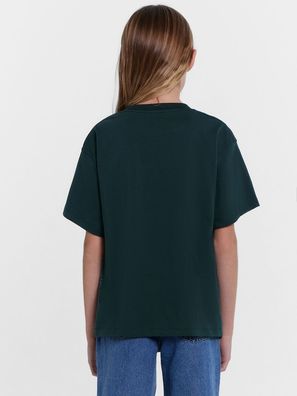 Футболка для девочек зелёная с принтом - Mark formelle фото 4