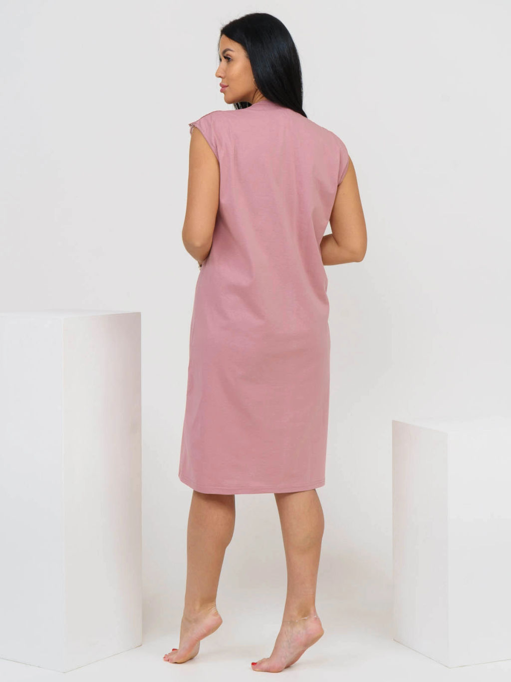 Ночная сорочка женская, цвет розовый