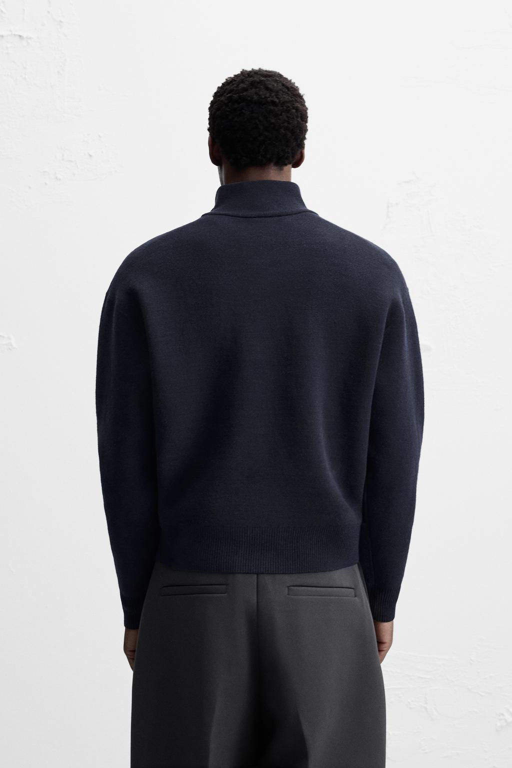 QUARTER ZIP JUMPER - Zara фото 3