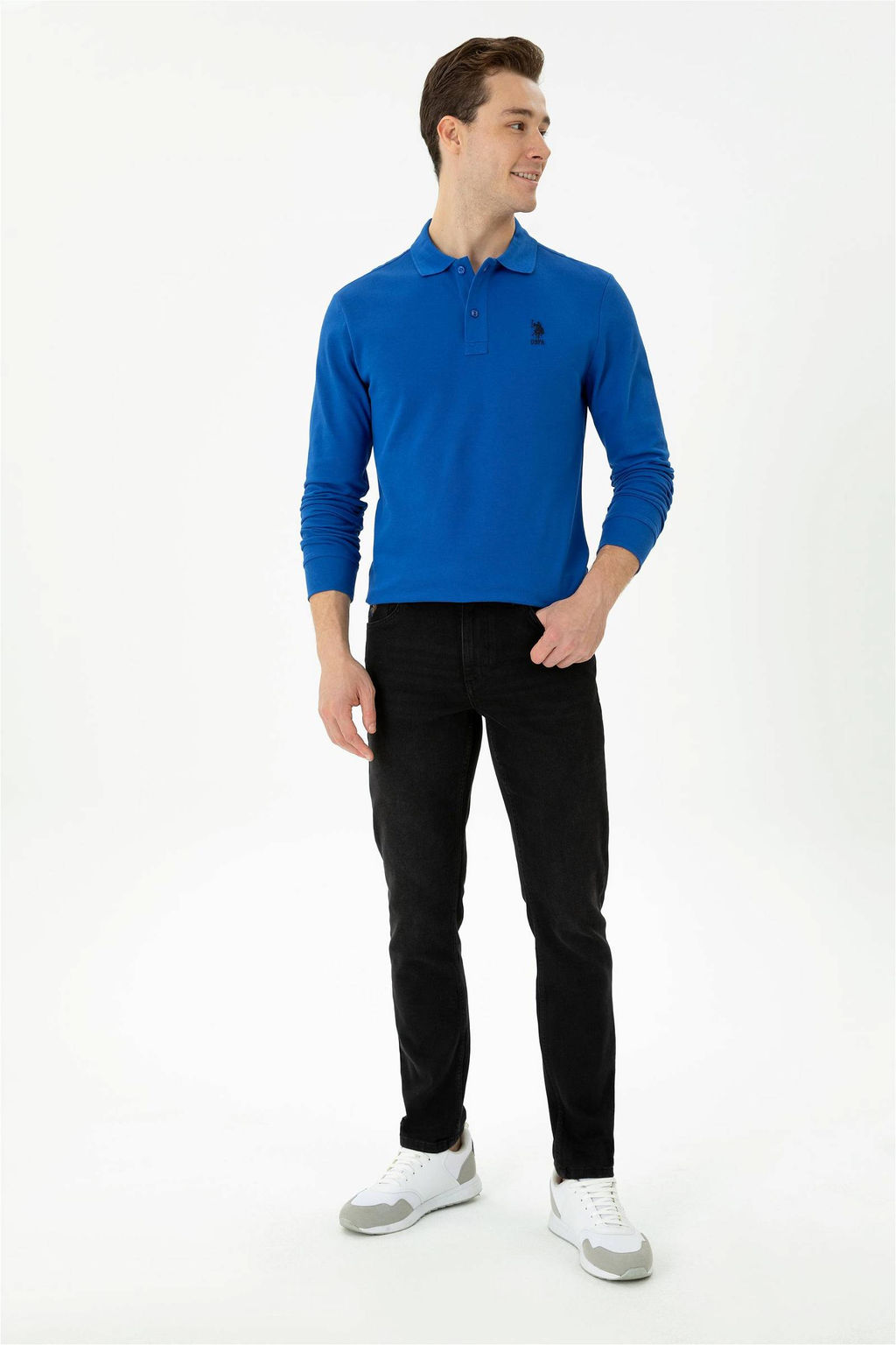 U. S. Polo Assn / Мужские черные джинсовые брюки - U.s. polo assn фото 3