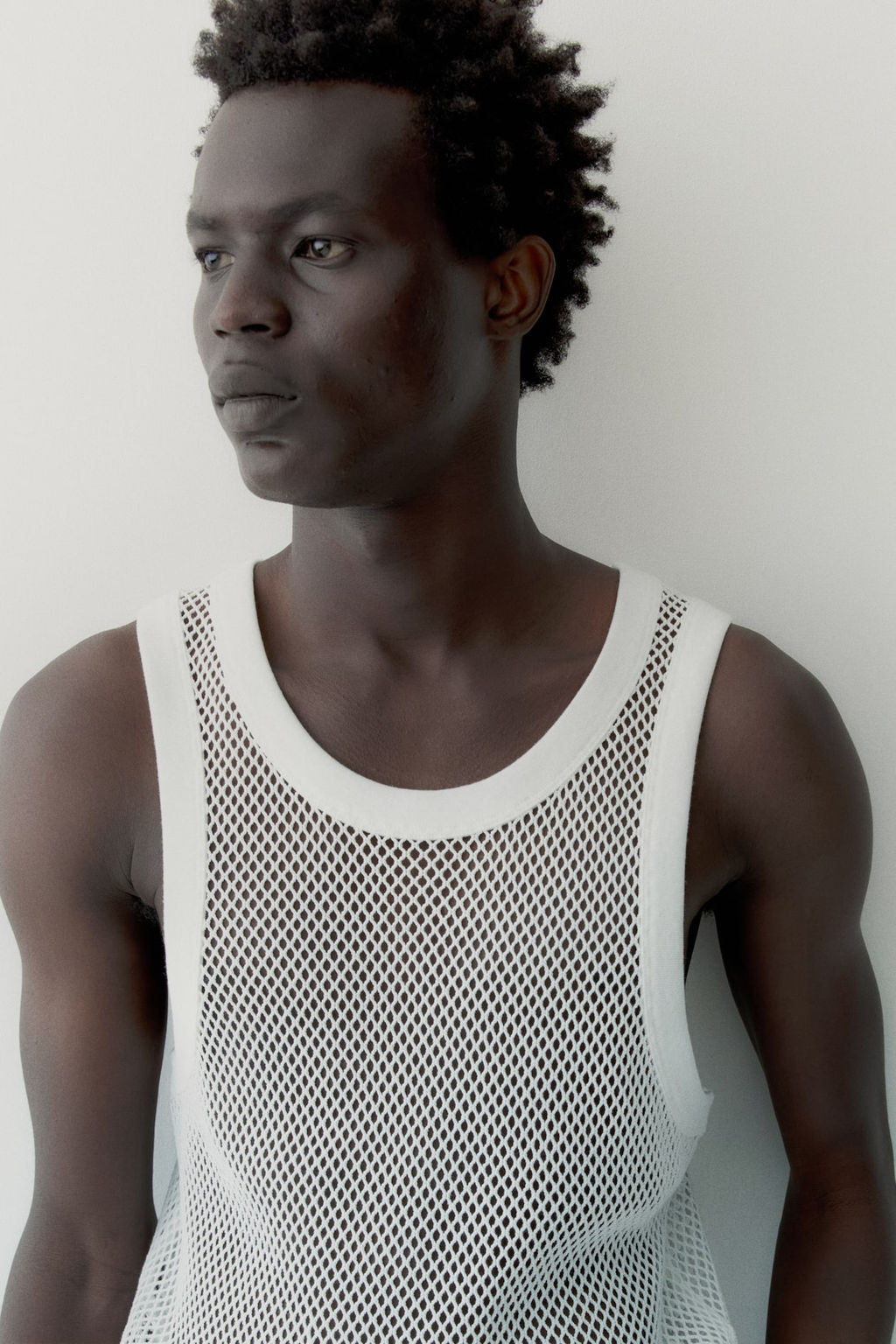 Camiseta sin mangas en malla - H&m фото 4